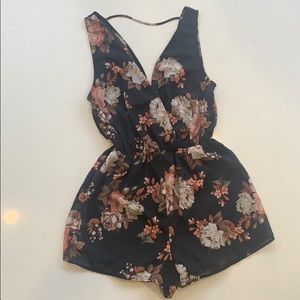 Stella Tank Shorts Romper Size M